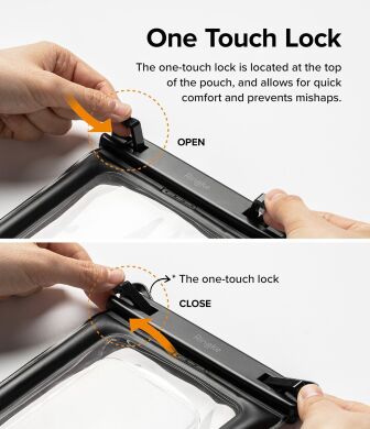 Влагозащитный чехол Ringke Floating Waterproof Pouch (8809919305051) - Black