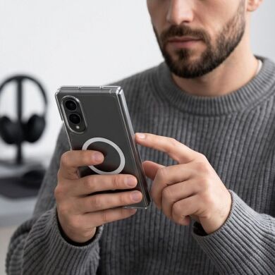 Защитный чехол Tech-Protect FlexAir Hybrid MagSafe (FF) для Samsung Galaxy Fold 8 - Clear