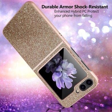 Защитный чехол GKK Glitter Design для Samsung Galaxy Flip 5 - Purple