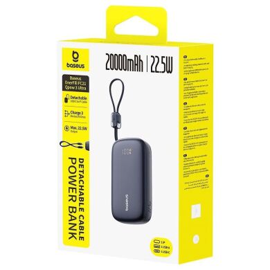 Внешний аккумулятор Baseus EnerFill FC21 22.5W (20000mAh) E0027M00 - Black