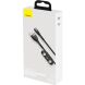 Кабель Baseus Zinc Magnetic USB to Lightning + Micro + Type-C (3A, 1m) CA1T3-AG1 - Gray / Black