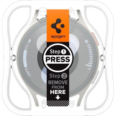 Комплект защитных стекол Spigen (SGP) Screen Protector EZ Fit Glas.tR (FW) для Samsung Galaxy Watch 7 (44mm)