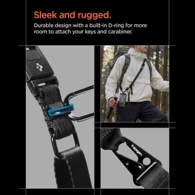 Ремешок для смартфона Spigen DA30M Lanyard Strap (AFA10616) - Black