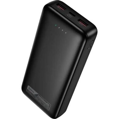Зовнішній акумулятор Hoco DB130 Tridentis PD30W (20000mAh) - Black