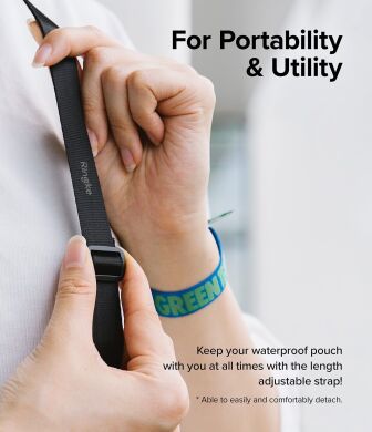 Влагозащитный чехол Ringke Floating Waterproof Pouch (8809919305051) - Black