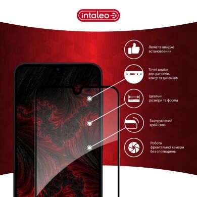 Защитное стекло Intaleo Full Glue для Samsung Galaxy A18 (A185) - Black