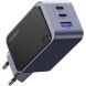 Сетевое зарядное устройство UGREEN X553 Nexode S 65W (2Type-C + USB) 35042 - Space Gray. Фото 2 из 12