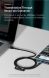 Кабель Baseus Zinc Magnetic USB to Lightning + Micro + Type-C (3A, 1m) CA1T3-AG1 - Gray / Black