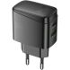 Сетевое зарядное устройство Hoco CS61A PD30W + QC3.0 (USB + Type-C) - Black. Фото 2 из 8