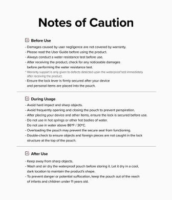 Влагозащитный чехол Ringke Floating Waterproof Pouch (8809919305051) - Black