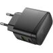 Сетевое зарядное устройство Hoco CS61A PD30W + QC3.0 (USB + Type-C) - Black. Фото 4 из 8
