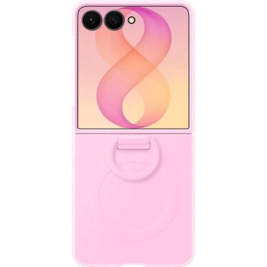 Оригінальний чохол Silicone Ring Magnet для Samsung Galaxy Flip 8 (EF-EF776CVEGUA) - Pink