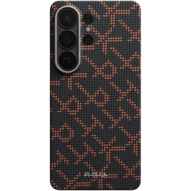 Ультратонкий чехол Pitaka Edge Case Monogram для Samsung Galaxy S26 Ultra (S948) KS2602UPTK - Black / Orange