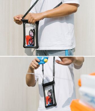 Влагозащитный чехол Ringke Floating Waterproof Pouch (8809919305051) - Black