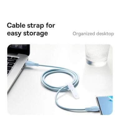 Кабель Baseus Pudding Series Type-C to Type-C (100W, 1.2m) P10355702111-00 - Black