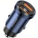 Автомобильное зарядное устройство ESSAGER Gyroscope 30W (2USB) ECC2A-TL03 - Blue. Фото 1 из 2