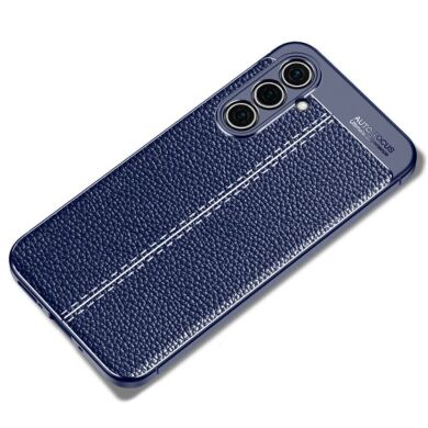 Захисний чохол Deexe Leather Cover для Samsung Galaxy A54 (A546) - Blue