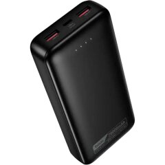 Зовнішній акумулятор Hoco DB130 Tridentis PD30W (20000mAh) - Black