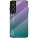 Захисний чохол Deexe Gradient Color для Samsung Galaxy S21 FE (G990) - Purple / Green