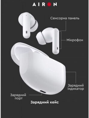 Бездротові навушники AirOn AirTune PRO - White