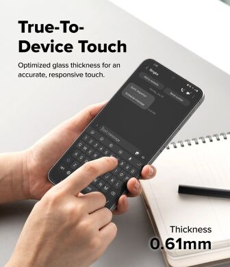 Комплект защитных стекол (2шт) Ringke Easy Slide Tempered Glass для Samsung Galaxy A57 (A576) 8800328818187