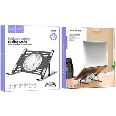 Підставка для ноутбуку Hoco DH22 Active Cooling - Black