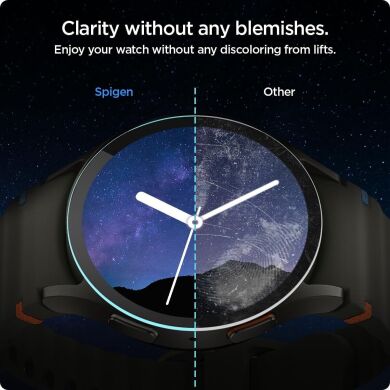 Комплект защитных стекол Spigen (SGP) Screen Protector EZ Fit Glas.tR (FW) для Samsung Galaxy Watch 7 (44mm)