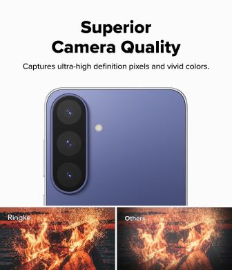 Комплект захисних стекол (2шт) Ringke Camera Full Cover Glass для Samsung Galaxy S26 FE (8800380463875)