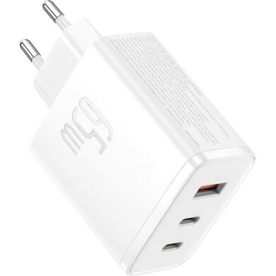 Сетевое зарядное устройство Baseus Cube Pro 2C+U (65W) P10152301213-00 - White