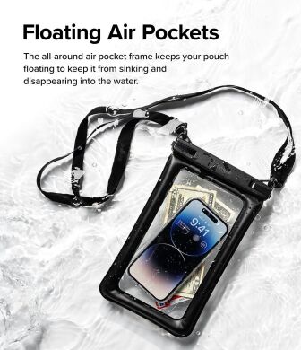 Влагозащитный чехол Ringke Floating Waterproof Pouch (8809919305051) - Black