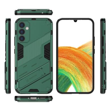 Защитный чехол Deexe Bibercas для Samsung Galaxy A34 (A346) - Green