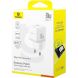 Сетевое зарядное устройство Baseus Palm C+U (30W) P1011160A213-00 - White. Фото 6 из 17