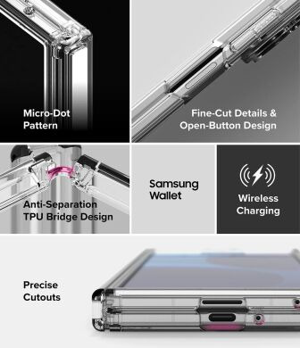 Защитный чехол Ringke Fusion Flap для Samsung Galaxy Fold 8 Ultra (8800328819313) - Clear