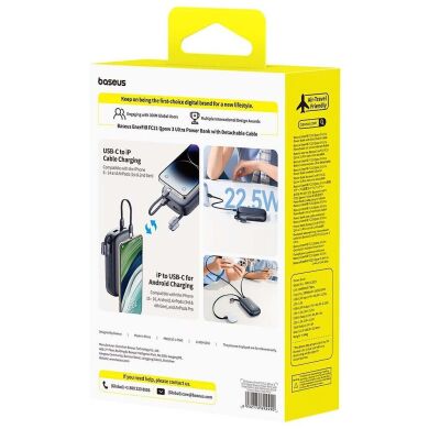 Внешний аккумулятор Baseus EnerFill FC21 22.5W (20000mAh) E0027M00 - Black