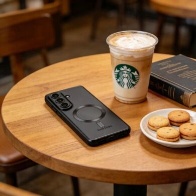 Захисний чохол Tech-Protect MagFlex MagSafe для Samsung Galaxy A57 (A576) - Shiny Black