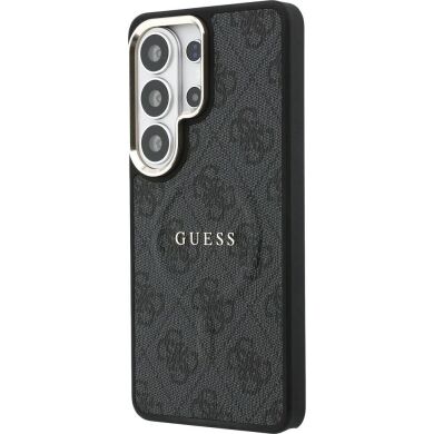Защитный чехол Guess 4G Embossed Ring MagSafe для Samsung Galaxy S26 Ultra (S948) GUHMS26LP4MSEGCK - Black