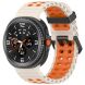 Ремешок Deexe Ocean Strap для Samsung Galaxy Watch 8 (40/44mm) / 8 Classic - Starlight / Orange. Фото 2 из 6
