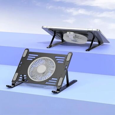 Підставка для ноутбуку Hoco DH22 Active Cooling - Black
