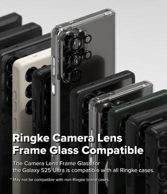 Комплект захисних стекол Ringke Camera Lens Frame Glass для Samsung Galaxy S25 Ultra (S938) 8800274969483