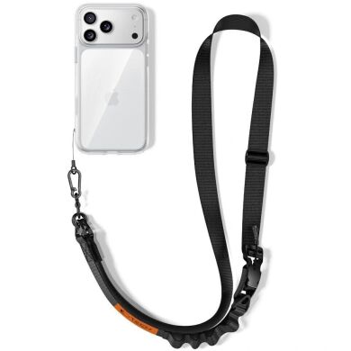 Ремешок для смартфона Tech-Protect C9S Rope Crossbody - Black/Orange
