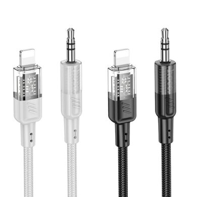 AUX-кабель Hoco UPA27 Lightning to 3.5mm (1.2m) - Black