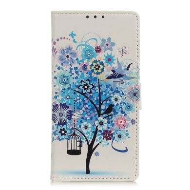 Чехол Deexe Life Style Wallet для Samsung Galaxy A02 (A022) - Blue Tree