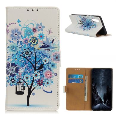 Чохол Deexe Life Style Wallet для Samsung Galaxy A02 (A022) - Blue Tree