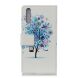 Чехол Deexe Life Style Wallet для Samsung Galaxy A02 (A022) - Blue Tree. Фото 3 из 6