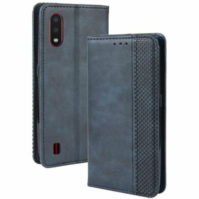 Чохол Deexe Retro Style для Samsung Galaxy A01 (A015) - Blue