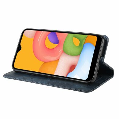 Чохол Deexe Retro Style для Samsung Galaxy A01 (A015) - Blue