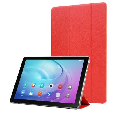 Чохол Deexe Silk Texture для Samsung Galaxy Tab A7 10.4 (2020) - Red