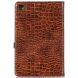 Чохол для Deexe Crocodile Style для Samsung Galaxy Tab S6 lite / S6 Lite (2022/2024) - Brown