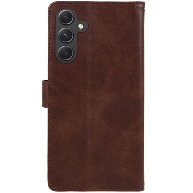 Чехол-книжка Deexe Classic Stand для Samsung Galaxy M35 (M356) - Brown