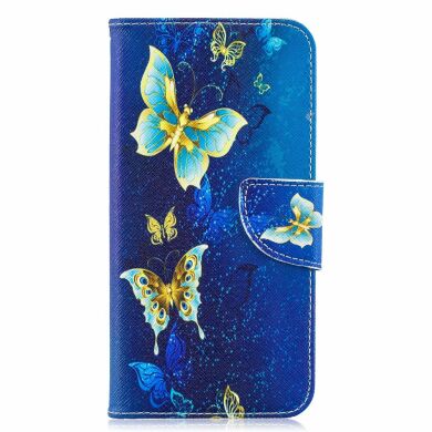 Чохол-книжка Deexe Color Wallet для Samsung Galaxy A10 (A105) - Blue Butterflies